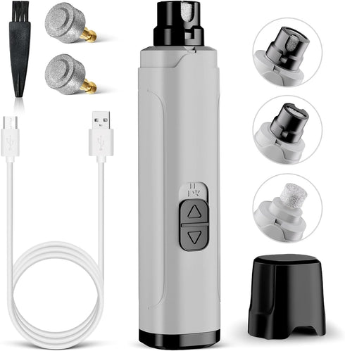 YGGDRA Dog Nail Grinder Upgraded - Professional 2-Speed Super Quiet and Low Vibration