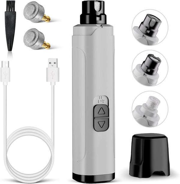 YGGDRA Dog Nail Grinder Upgraded - Professional 2-Speed Super Quiet and Low Vibration