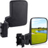 Xislet All Metal Golf Cart No-Drilling Side Rear Mirror - Compatible with 0.75"-1.0" EZ-GO Zone Cart Rail Tube
