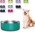 Stainless Steel Dog Bowls for Large Dogs - 64 Ounces/8 Cup Double Wall Weighted Dish with Non-Slip Base