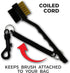 PrideSports Golf Club Cleaning Brush in Black