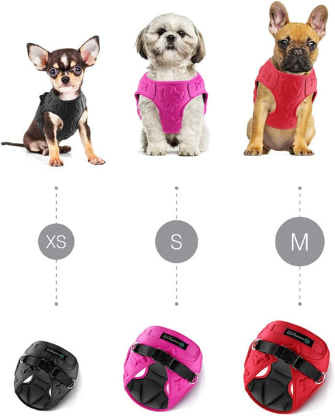 Comfort Fit Dog Harness, No Pull No Escape, Adjustable Buckles, Soft Padded Reflective Vest for Dogs