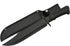SZCO SUPPLIES 15" Black Tech Bowie Blade Knife for Outdoor Survival