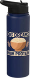 Quinoa Gifts Big Dreams High Protein Quinoa Stainless Steel Insulated Water Bottle