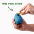 Beco Natural Rubber Bouncy, Chewy & Fillable Dog Toy, Rolls & Wobbles, Blue