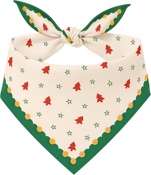 Conlun Dog Bandana, Adjustable Puppy Bandana for Birthday Party & Daily Photos, Soft Polyester Triangle Bibs Scarf