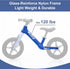 2 12 Inch 2-5 Toddler Balance Bike Year Old, Colorful Lighting No Pedal Kids Toy Bike, Tool-Free Adjustment, Quick