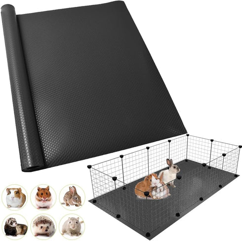 Washable Guinea Pig Bedding Cage Liner Waterproof Rabbit Bedding, Easily Cut to
