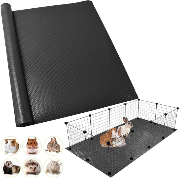 Washable Guinea Pig Bedding Cage Liner Waterproof Rabbit Bedding, Easily Cut to