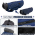 Emust Dog Coats Winter, Thick Clothes for Medium Dogs with Harness Hole, Dark Blue, Size M for Cold Weather