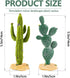 YOLUFER 2Pcs Reptile Cactus Plants Terrarium Decoration Faux Reptile Terrarium Cactus Plant Landscape Decoration
