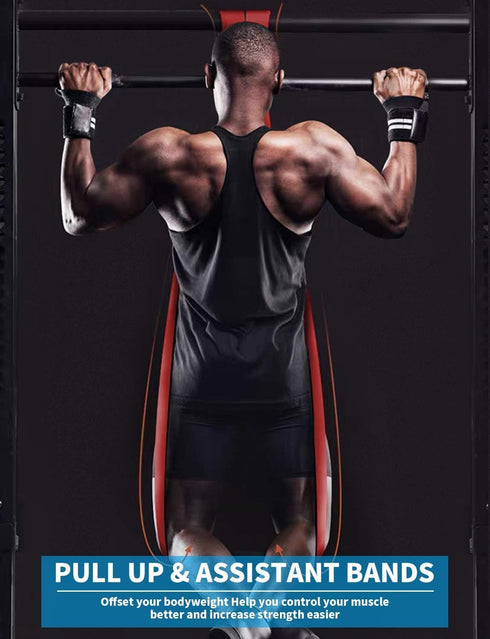 Pull Up Bands, Resistance Bands - Pull Up Assistance Bands Set for Men & Women, Exercise Workout Bands