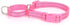 Martingale Dog Collar - Adjustable Nylon Training Collar for Small Medium Large Dogs (S, Pink)