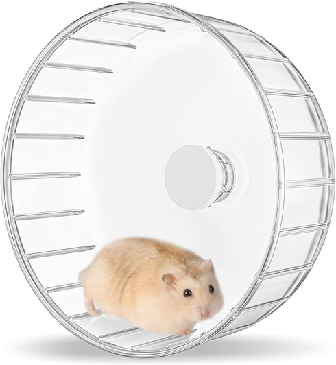 BUCATSTATE Silent Hamster Wheel, 5.5in Exercise Wheel for Gerbil, Dwarf, Syrian Hamster, Rat, Mice