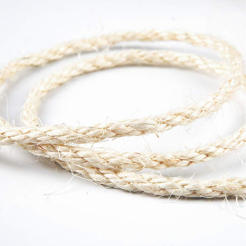 Yangbaga Sisal Rope for Cats 164FT, Odor Free Hemp Rope for Scratching Post Replacement with Play Ball