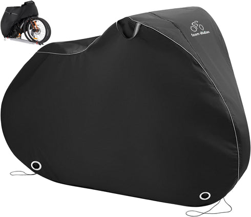 Team Obsidian Bike Covers | Outdoor Storage or Transportation | Heavy Duty, Waterproof 210D Oxford Ripstop | Sizes L,