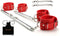 Spreader 2PCS Bar Set, Exercise Bar with 4pcs Adjustable Fur Straps, Portable Exercise