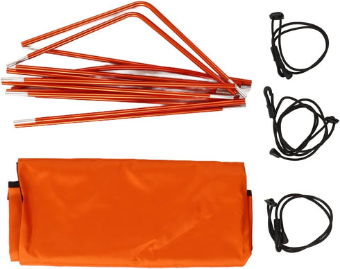 Zyyini Kayak Sun Shade Canopy with Storage Bag for Inflatable Boat, Foldable Easy to Install Portable Awnin