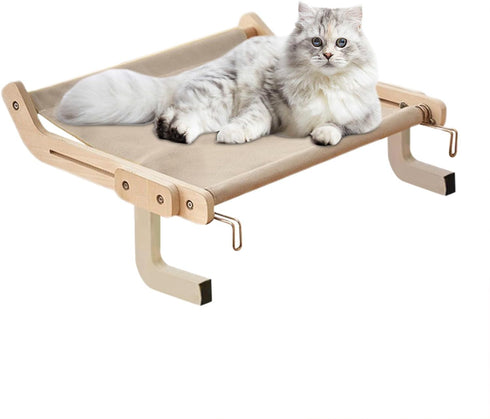Generic Hammock Hammock Cat Window Perch - Adjustable Cat for Window Sill | Heavy Duty Perch Seat for Indoor Cats