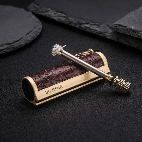 Permanent Match Keychain Matchstick Fire Starter Immortal Lighter, Refillable Flint Match Stick for Outdoor Camping,