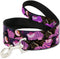 Buckle-Down Pet Leash, Cheshire Cat Tree Poses, 4 Feet Long, 1/2" Wide