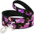 Buckle-Down Pet Leash, Cheshire Cat Tree Poses, 4 Feet Long, 1/2" Wide