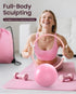 Fuelion Set 14'' Pilates Ring for Women, Home Workout Pilates Equipment with Resistance Bands, Magic Circle, Mini Ball