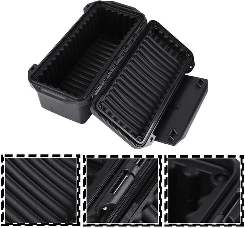 Outdoor Shockproof AntiPressure Airtight Survival Case, Waterproof Container Storage Carry Box for Fishing
