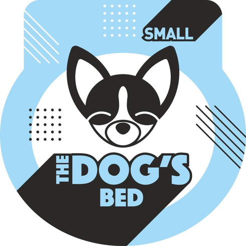 Replacement Outer Cover ONLY for The Dog's Bed, Washable Oxford Fabric, Small 28” x 19” x 4” (Blue with Red Piping USA