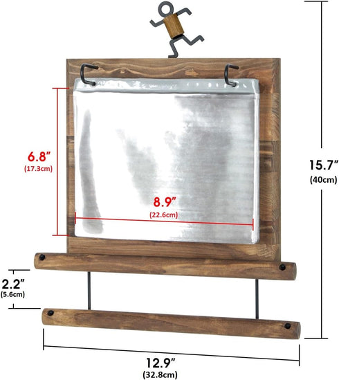 25 MK503A J JACKCUBE DESIGN Wood Marathon Medal and Race Bibs Display Hanger Holder Include Race Bibs Flip Pouches
