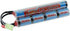 Tenergy 9.6V NiMH 1600mAh Rechargeable Butterfly Battery Pack with Mini Tamiya Connector for