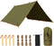 FREE SOLDIER Waterproof Portable Tarp for Outdoor Camping & Traveling (Brown)