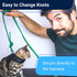 Long Rope Leash for Walking Small Pets, 6FT Heavy Duty Retractable Lead Rope for Cats, Small Dogs, Kittens, Puppies