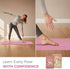 Set 4"x6" 30 10 NOLAVA Yoga Card Gift Large Yoga Cards with Poses, Intentions, Sun/Moon Flows & Guided Meditation