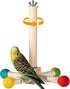 Goodlifebird Bird Perch Toy, 360 Rotating Parrot Perch, Interactive Spinning Bird Cage Toy