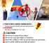 Gimilife 9ft 8 Parachute Toys for Kids, Rainbow Parachute Toy with Durable Handles, Toy Tent Game for Cooperative Play
