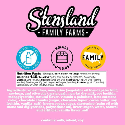Stensland Family Farms (1.5oz) Stensland Freeze Dried Ice Cream Strawberry, Cotton Candy, Mint Chip. (Strawberry)