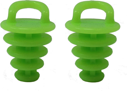 JSP Manufacturing Kayak Scupper Plug - Sit on Top Kayak Hole Plugs in Neon Green/Glow-in-The-Dark
