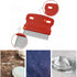 qiangXINGYai 3Pcs Grooming Kit with Handle: Flea Remover Combs for Long Hair Dogs and Cats (Random Color)