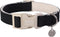 DOGWONG Heavy-Duty Cotton Hemp Dog Collar, Adjustable Soft Natural Fabric for Small Medium Large Dogs, Cute Wedding