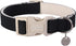 DOGWONG Heavy-Duty Cotton Hemp Dog Collar, Adjustable Soft Natural Fabric for Small Medium Large Dogs, Cute Wedding