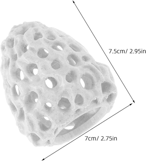 Beaupretty Aquarium Shrimp Breeding Cave Hideaway with Hollow Reef Rock Ornament for Fish Tank Shelter and Aquarium
