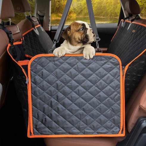iBuddy Dog Car Seat Covers, 100% Waterproof, Pet Seat Cover with Side Flaps for Back Seat of Car/SUV/Truck