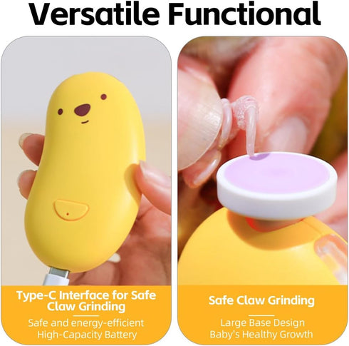 Finches MANON ROSA Bird Nail Grinder, Bird Beak Grinder- Safe and Quiet Bird Nail Care Tool, Complete Grooming Kit