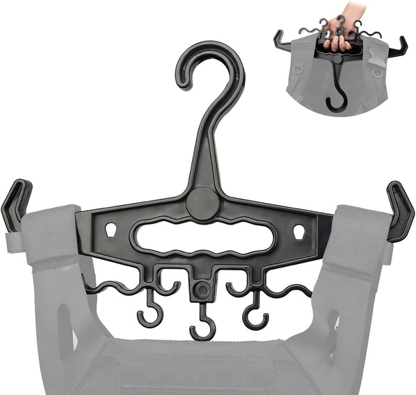 Upgrade Super Heavy Duty Hangers - Portable Tactical Gear Organizer for CS Tactical Training Outdoor