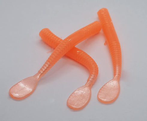 BnR Tackle GH5 Holey Worm, 5", Ghost Shrimp, 8/Pack