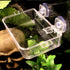 Reptile Feeder Chameleon Bowl, 2 Pcs Anti-Escape Food Dish with Suction Cup for Iguana Lizard Feeding