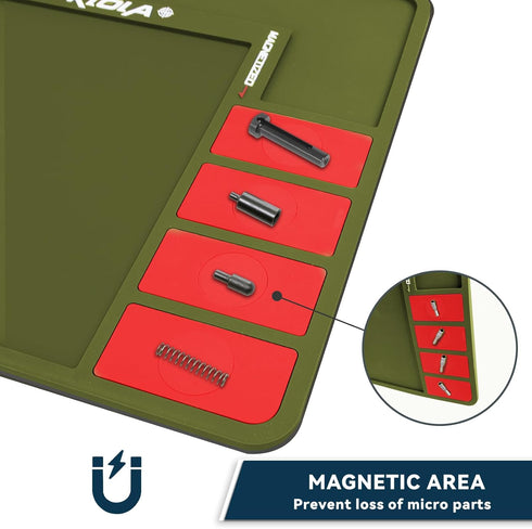 Gun Cleaning Mat - Anti-Slip Thick Rubber Maintenance Pad for Pistol, Rifle, Handgun Cleaning for All Guns