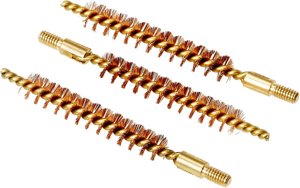 Tipton Best Gun Bore Brush 3-Pack Bronze Bristles for Removing Fouling and