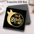 Talk Birdie to Me Black Gold Golf Ball Marker with Hat Clip, Funny Golf Accessories for Men, Women, Golf Gifts